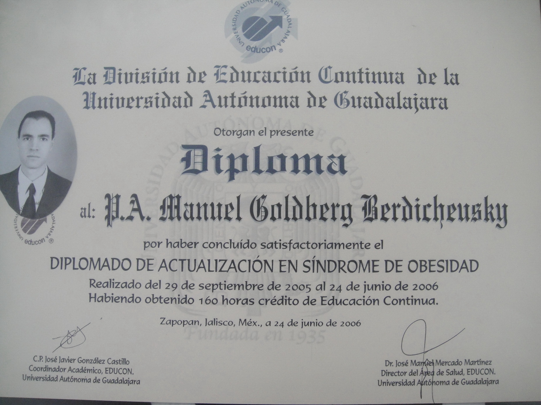 Diplomado de actualizacion en sindrome de obesidad