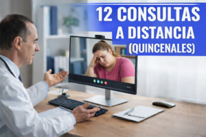 12 Consultas a distancia (quincenales)